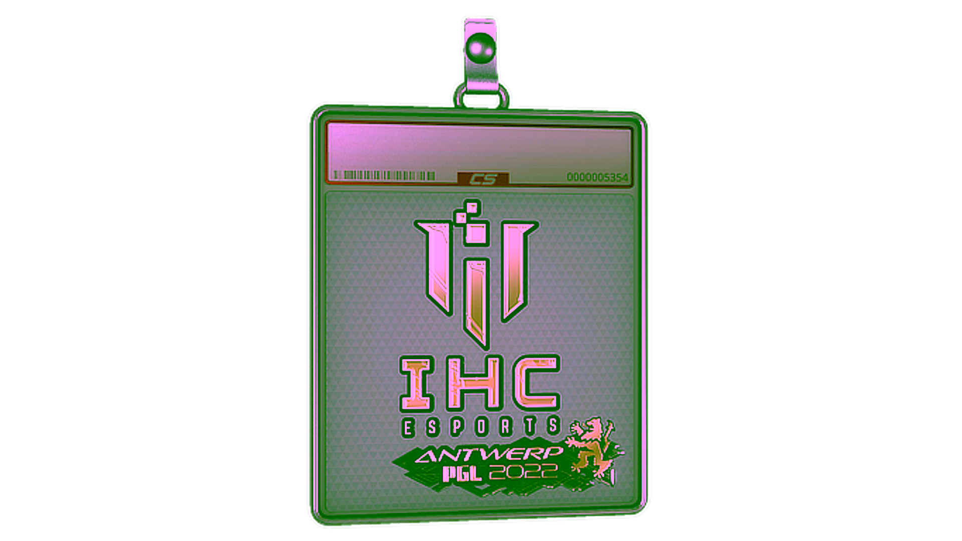 Wyświetl dla Sticker Slab | IHC Esports (Gold) | Antwerp 2022