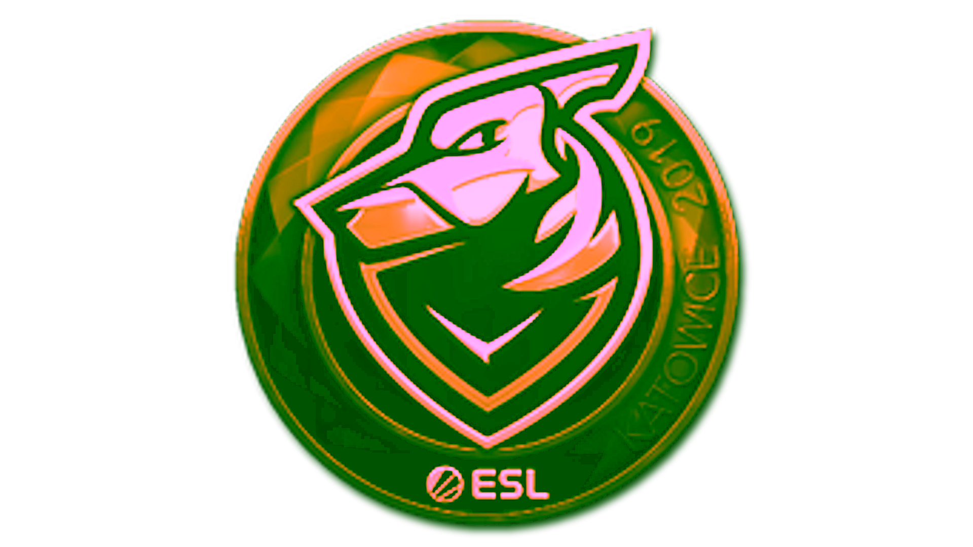 Visar för Sticker | Grayhound Gaming (Gold) | Katowice 2019