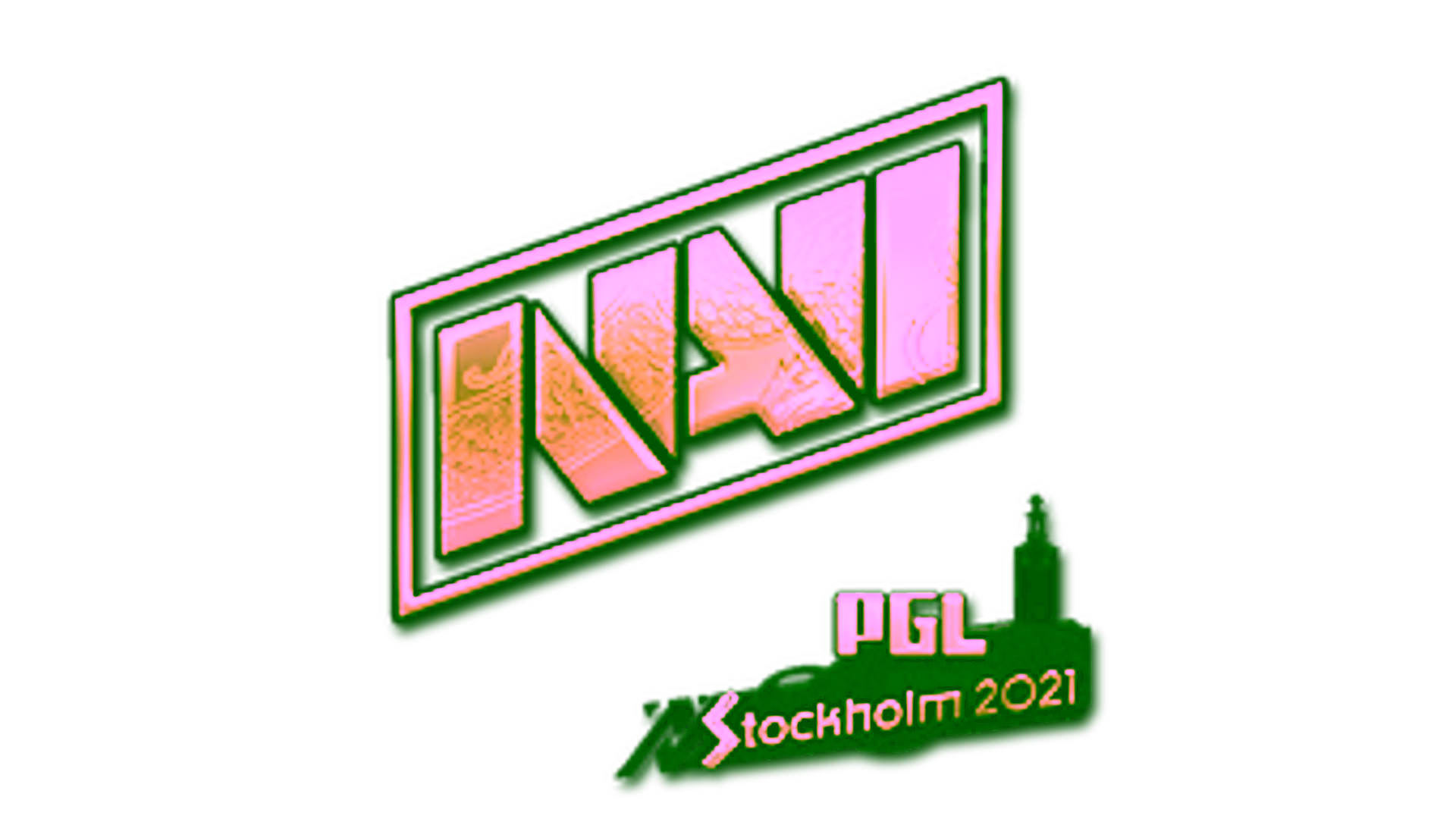 Display for Sticker | Natus Vincere (Gold) | Stockholm 2021