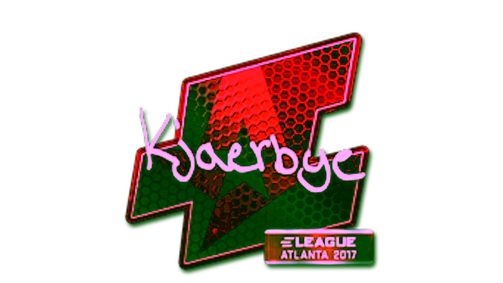 Display for Sticker | Kjaerbye (Foil) | Atlanta 2017