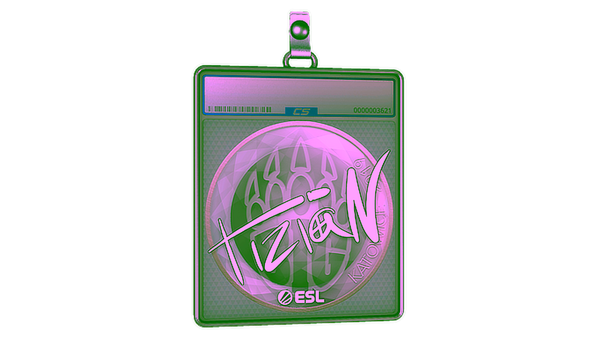 Display for Sticker Slab | tiziaN | Katowice 2019