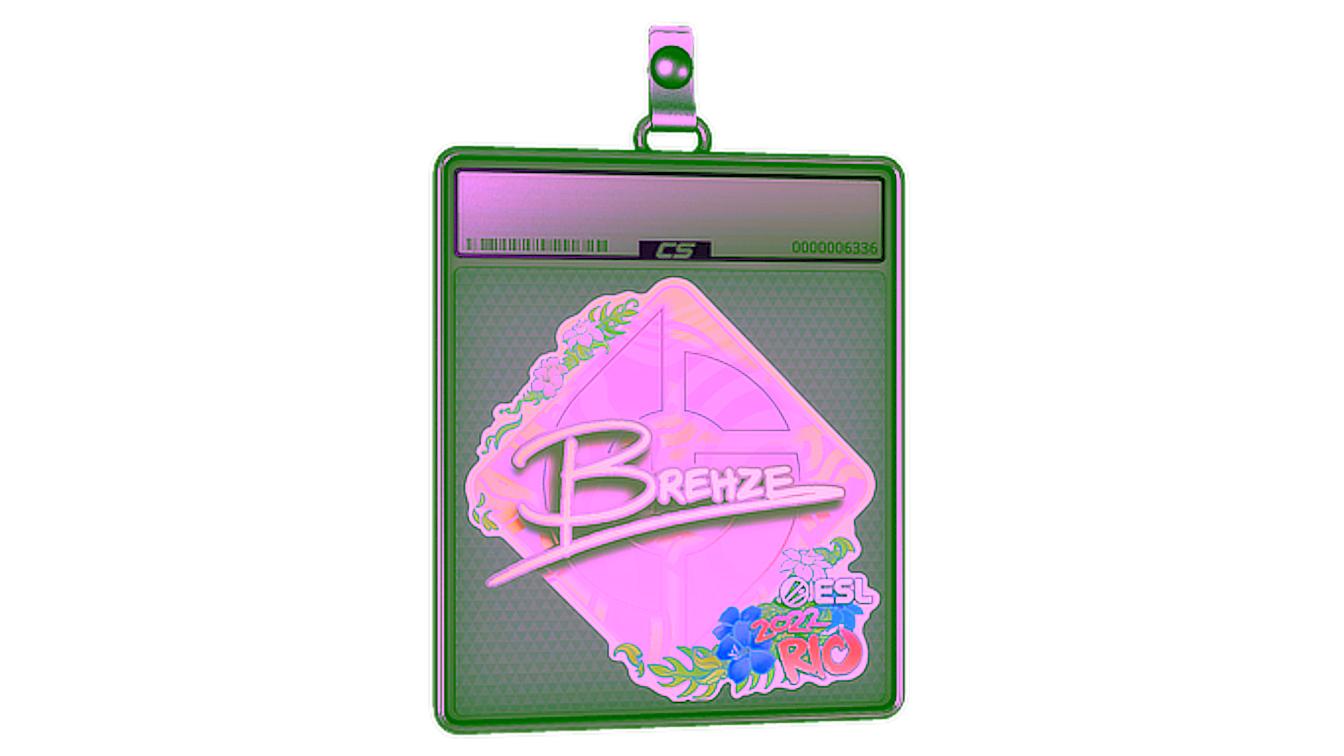 Display for Sticker Slab | Brehze (Holo) | Rio 2022