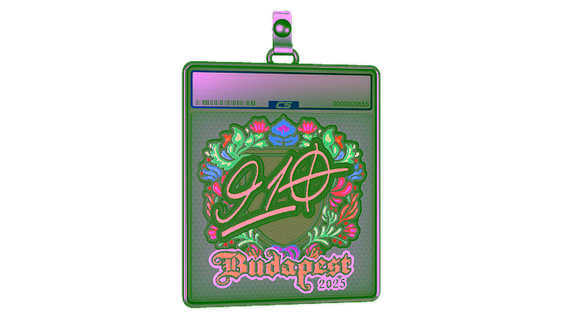 Display for Sticker Slab | 910 (Embroidered) | Budapest 2025