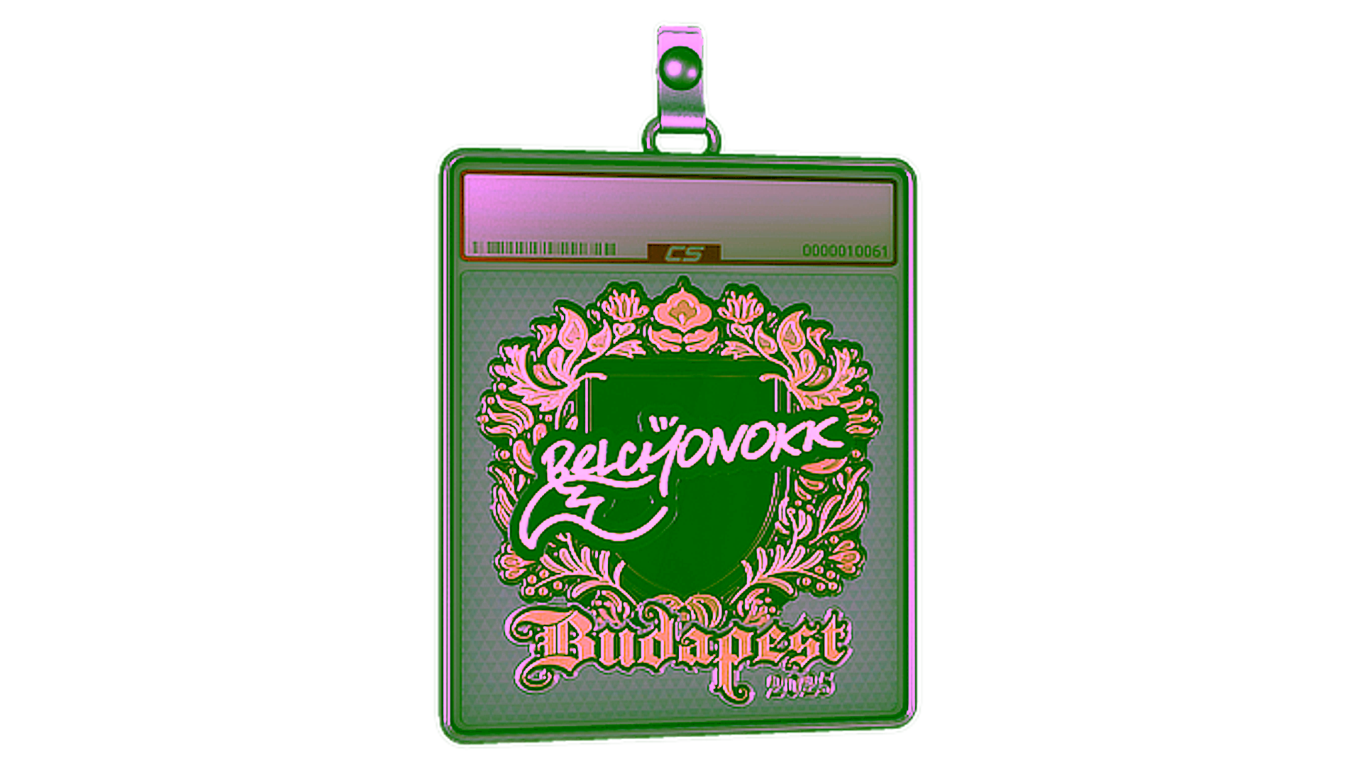 Wyświetl dla Sticker Slab | BELCHONOKK (Gold) | Budapest 2025