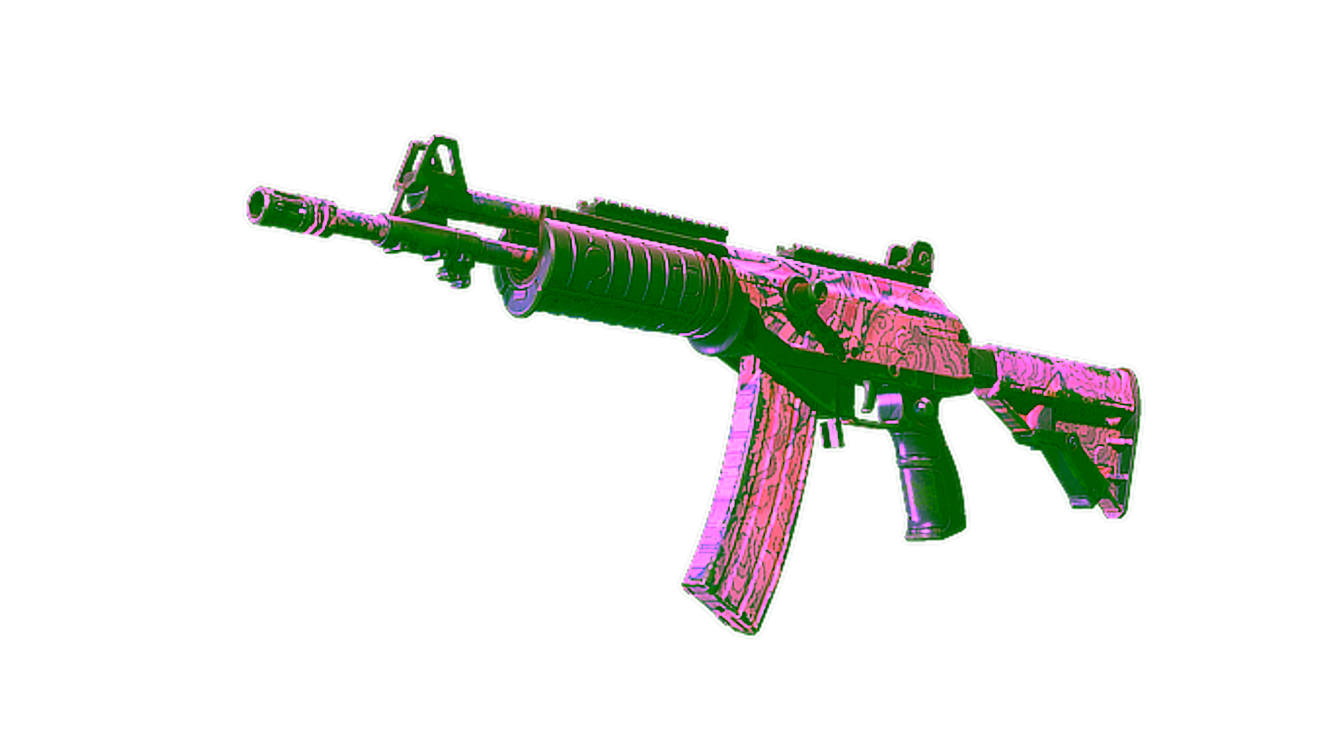 Display for Souvenir Galil AR | Sky Mandala (Well-Worn)