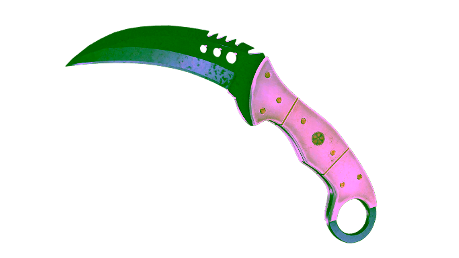 Display for ★ Talon Knife | Blue Steel (Battle-Scarred)