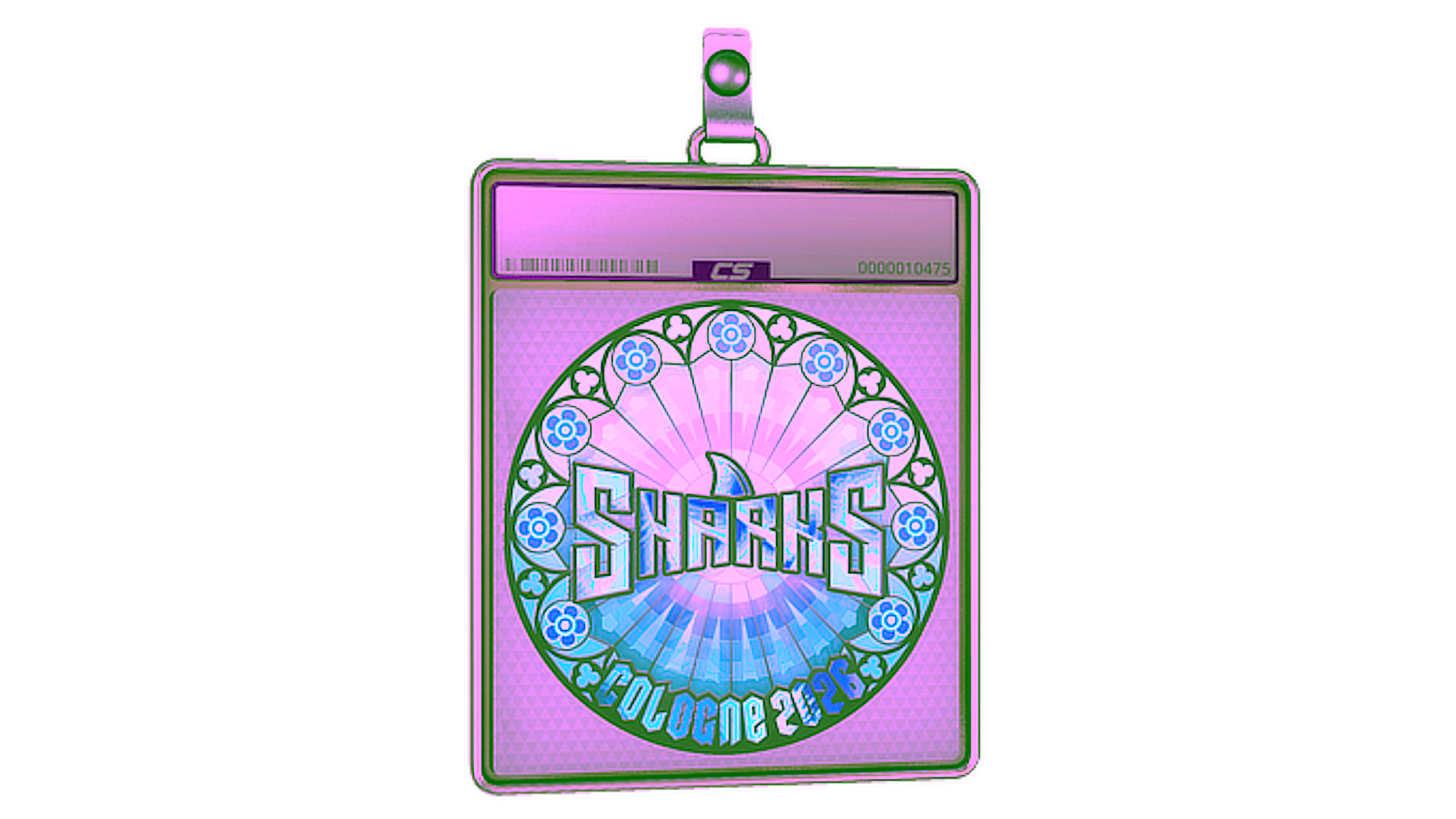 Display for Sticker Slab | Sharks Esports (Holo) | Cologne 2026