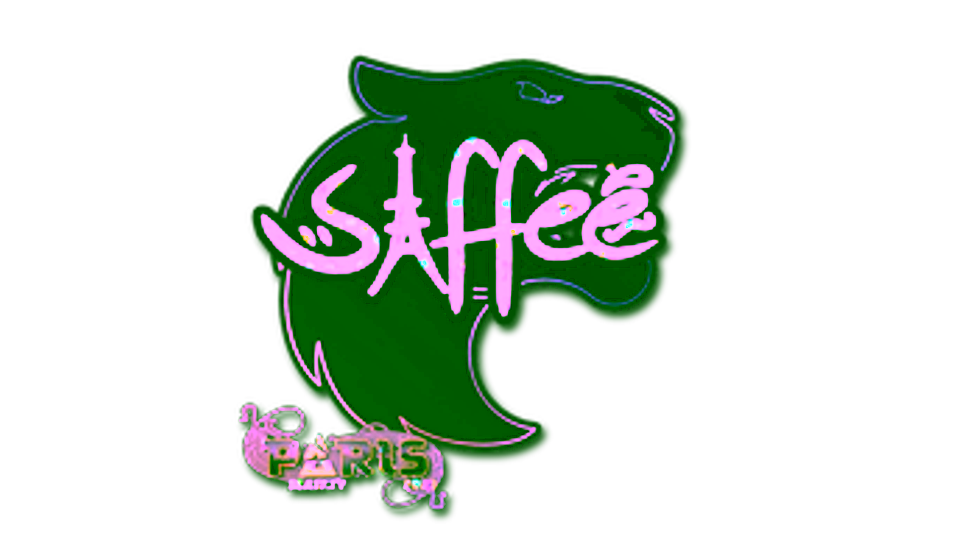 Sticker | saffee (Glitter) | Paris 2023 için görüntü