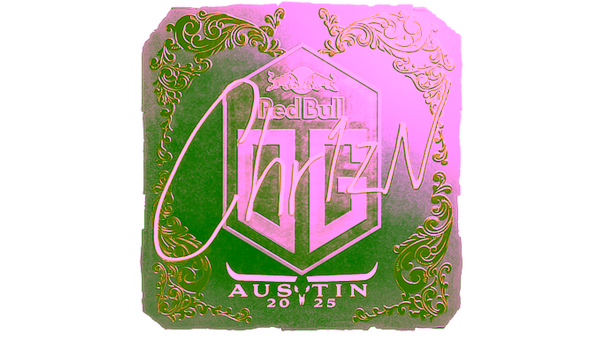 Display for Sticker | Chr1zN (Gold) | Austin 2025