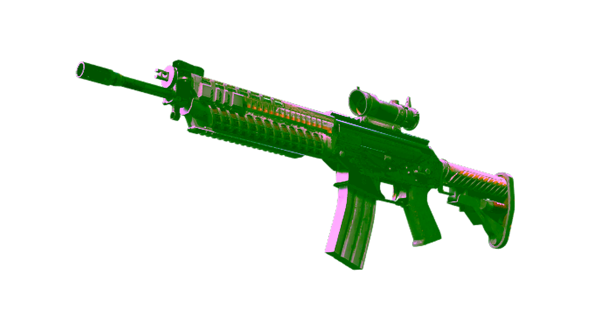 Display for StatTrak™ SG 553 | Aerial (Battle-Scarred)