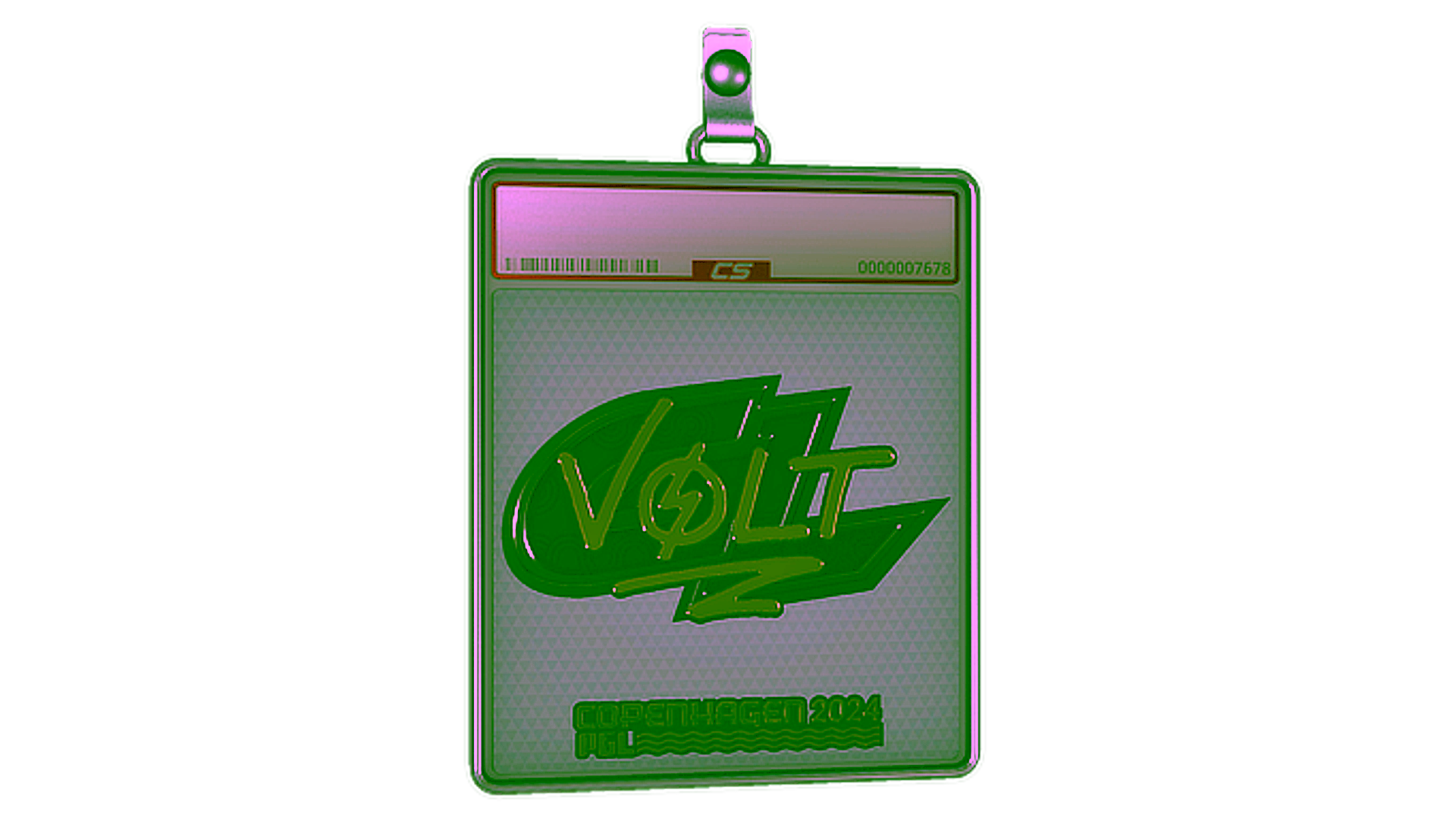 Display for Sticker Slab | volt (Gold) | Copenhagen 2024