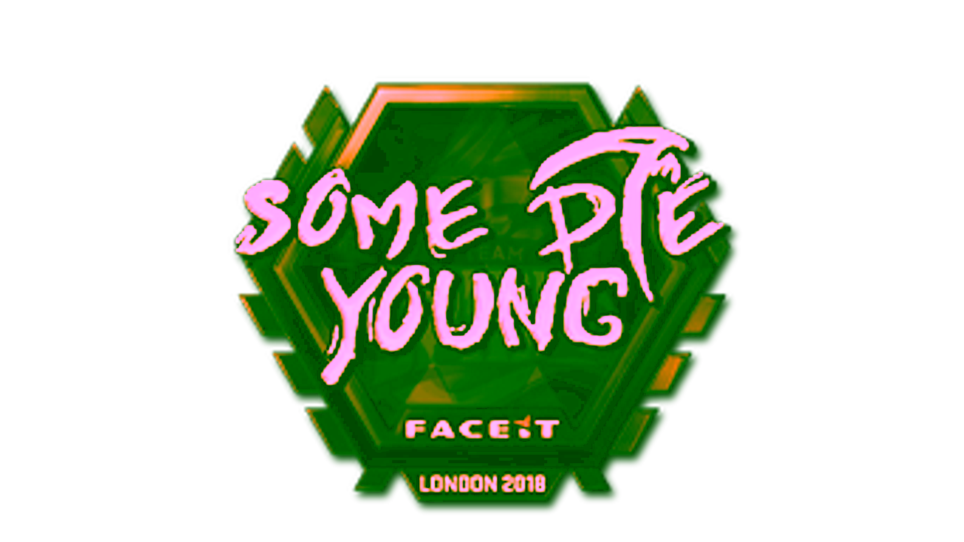 Display for Sticker | sdy (Gold) | London 2018