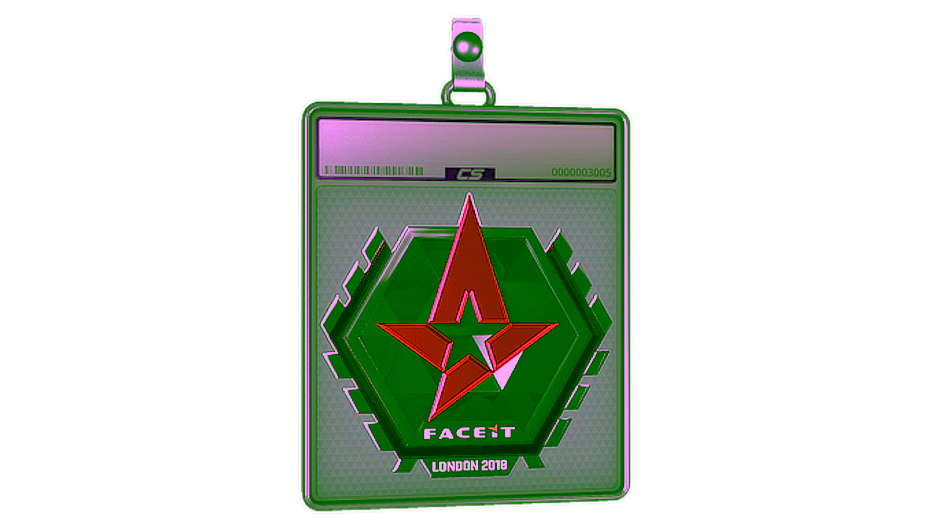 Display for Sticker Slab | Astralis (Foil) | London 2018