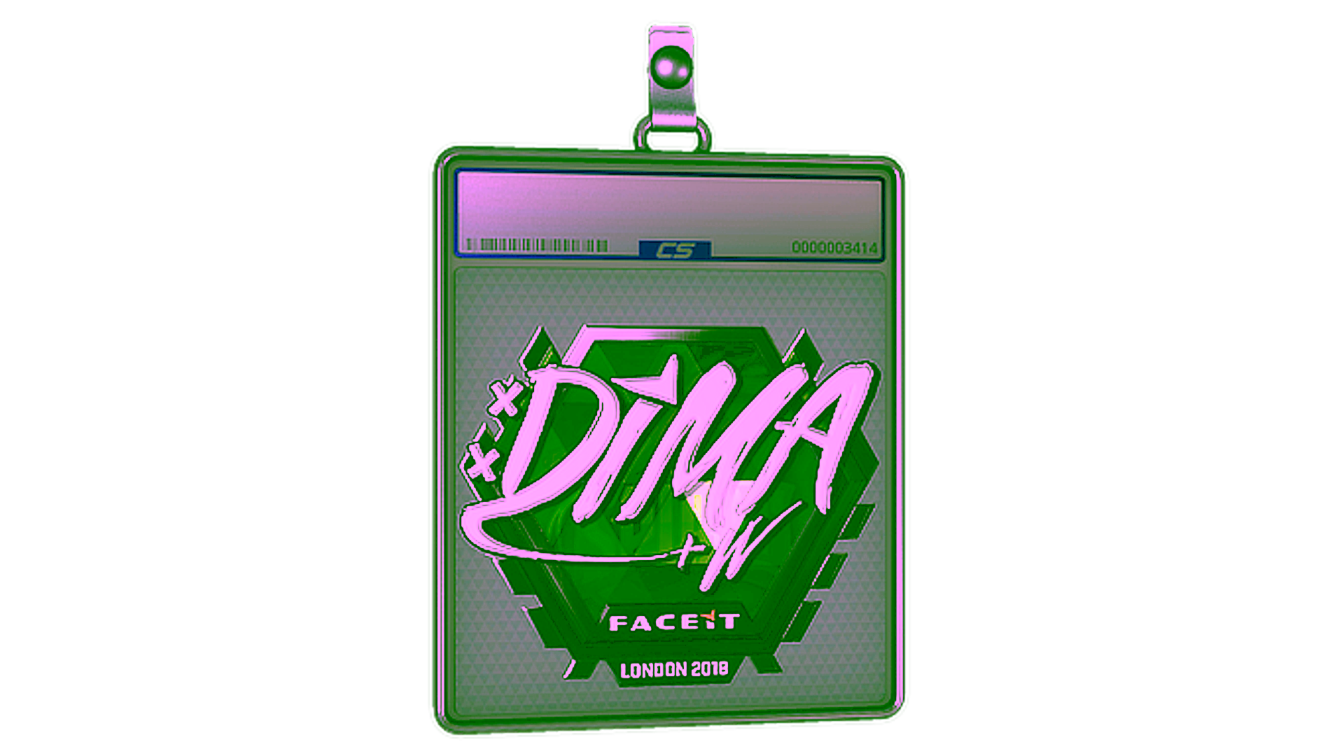 Visar för Sticker Slab | Dima (Foil) | London 2018
