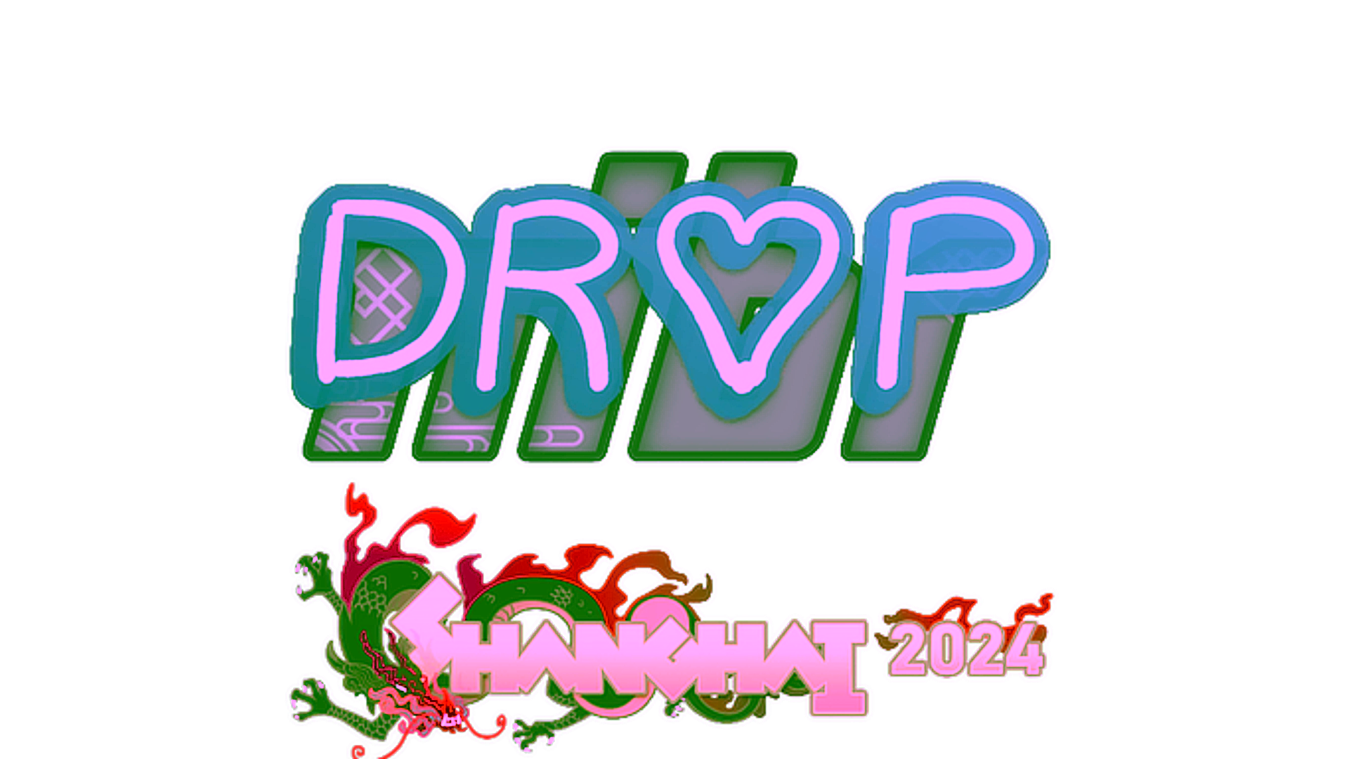 Display for Sticker | drop | Shanghai 2024