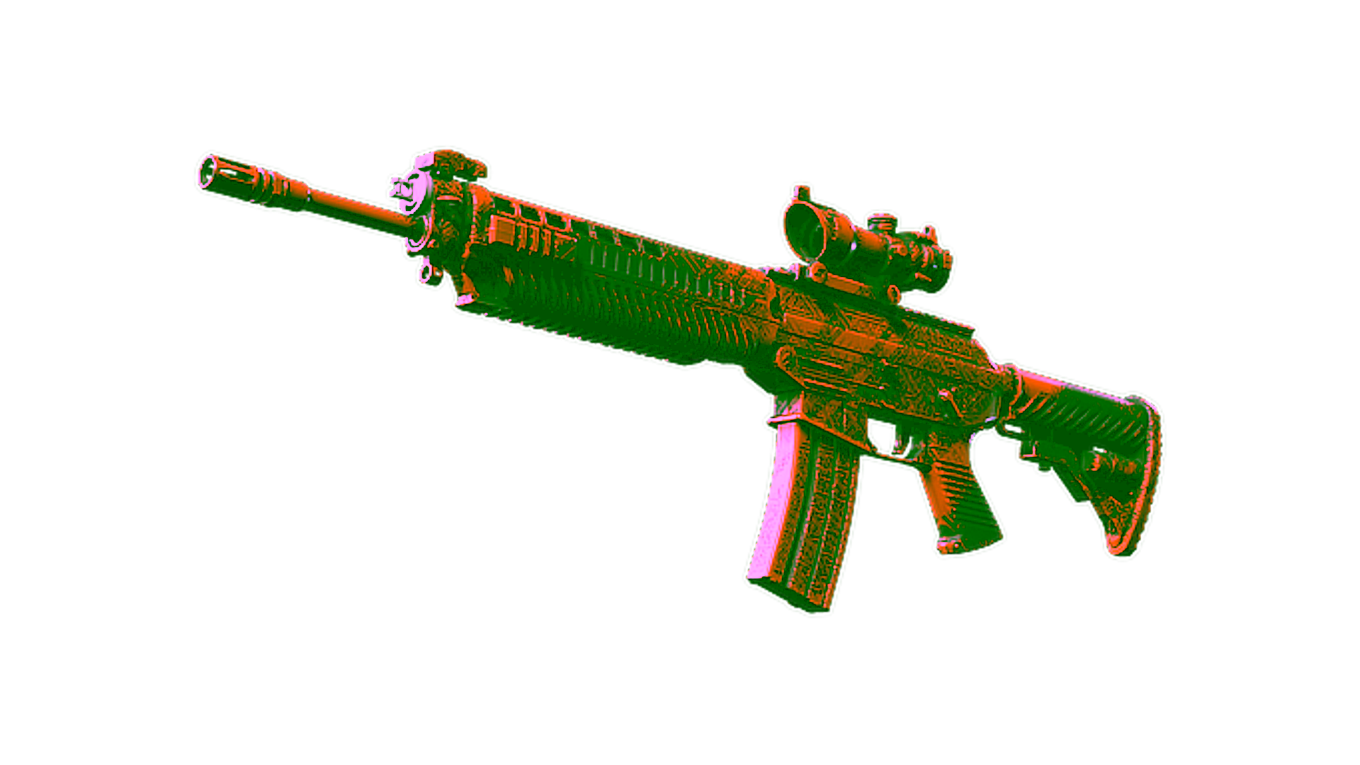 Display for SG 553 | Basket Halftone (Factory New)