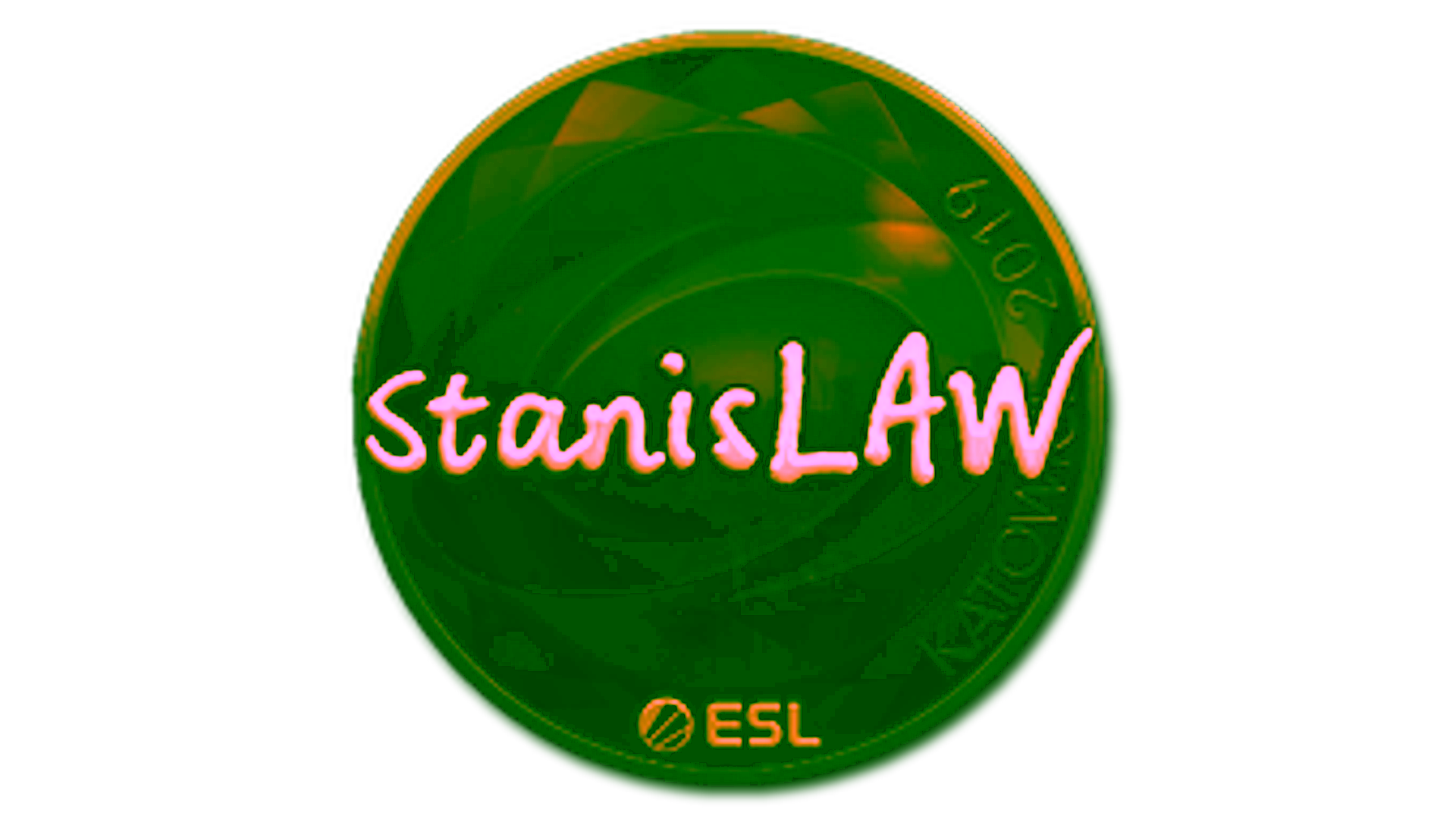 Wyświetl dla Sticker | stanislaw (Gold) | Katowice 2019