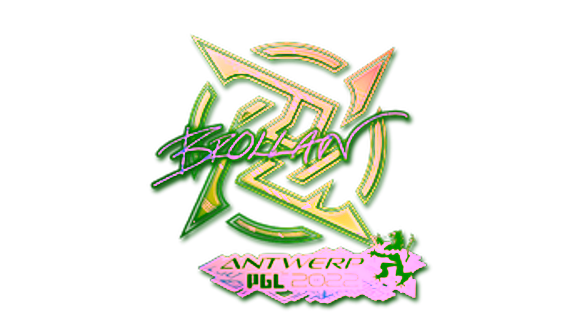 Display for Sticker | Brollan (Holo) | Antwerp 2022