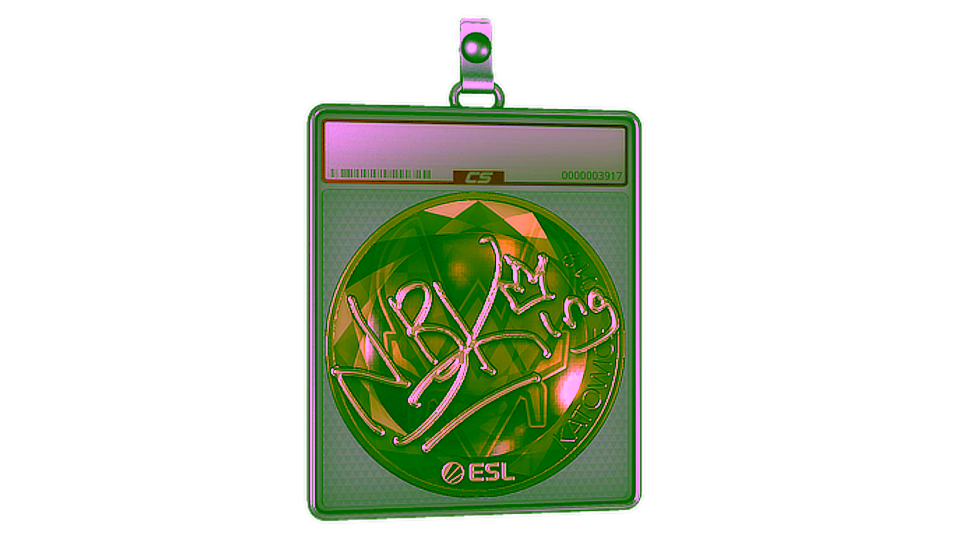 Sticker Slab | NBK- (Gold) | Katowice 2019 için görüntü