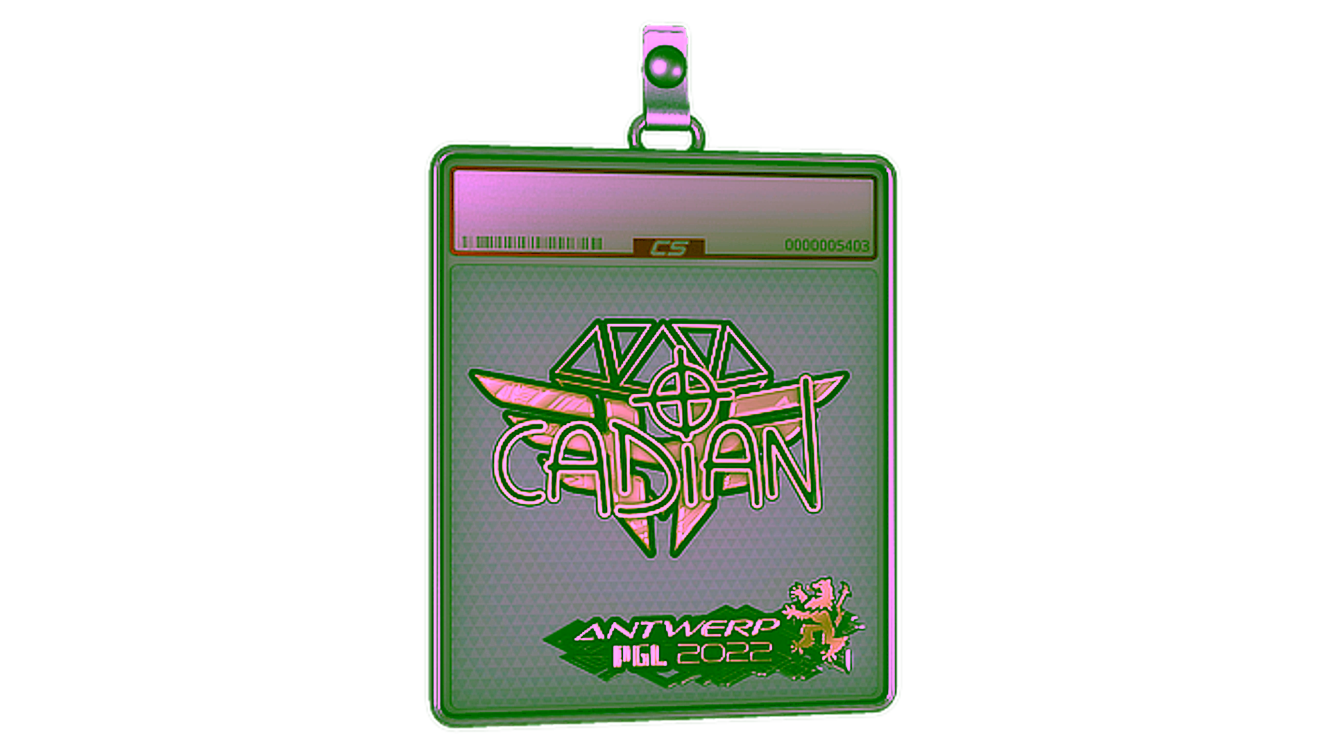 Display for Sticker Slab | cadiaN (Gold) | Antwerp 2022