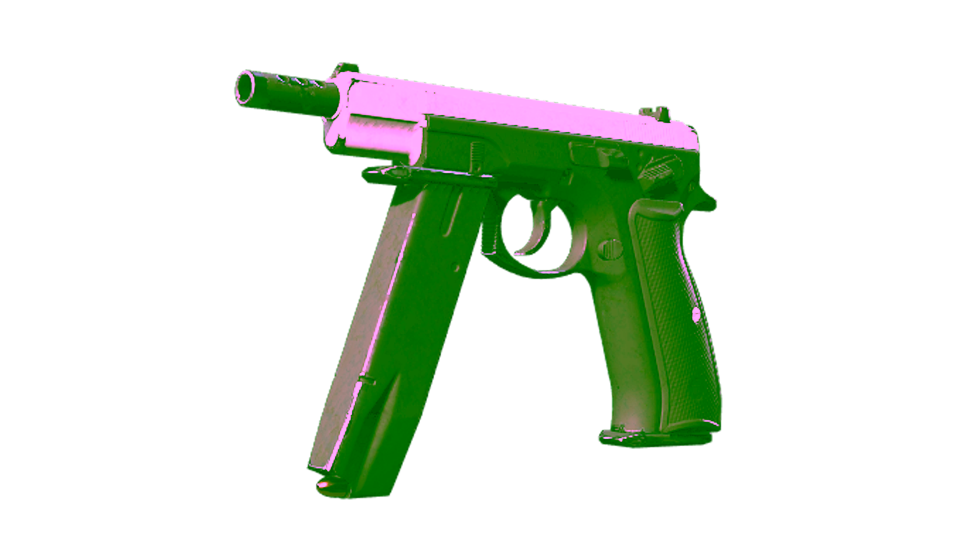 Display for Souvenir CZ75-Auto | Tuxedo (Well-Worn)