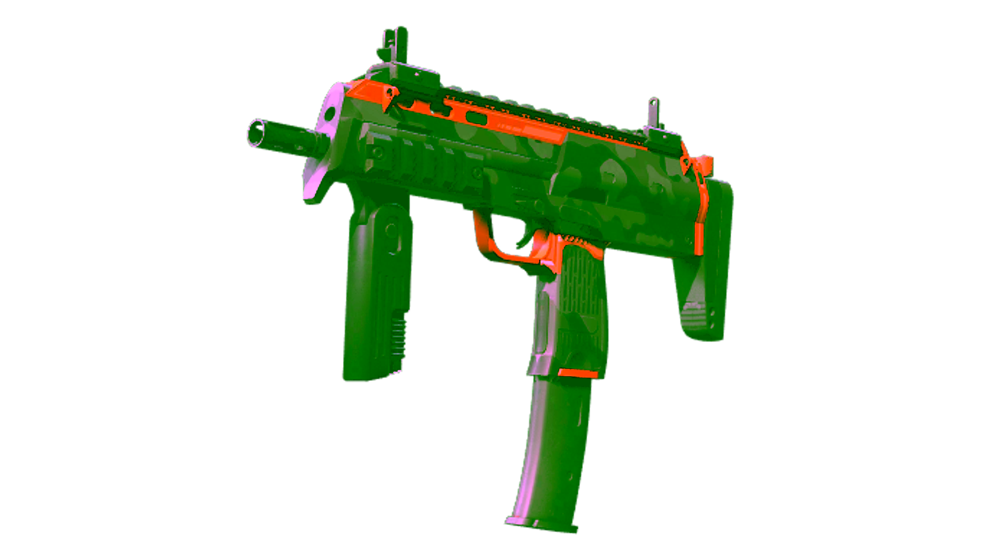 Display for MP7 | Urban Hazard (Minimal Wear)