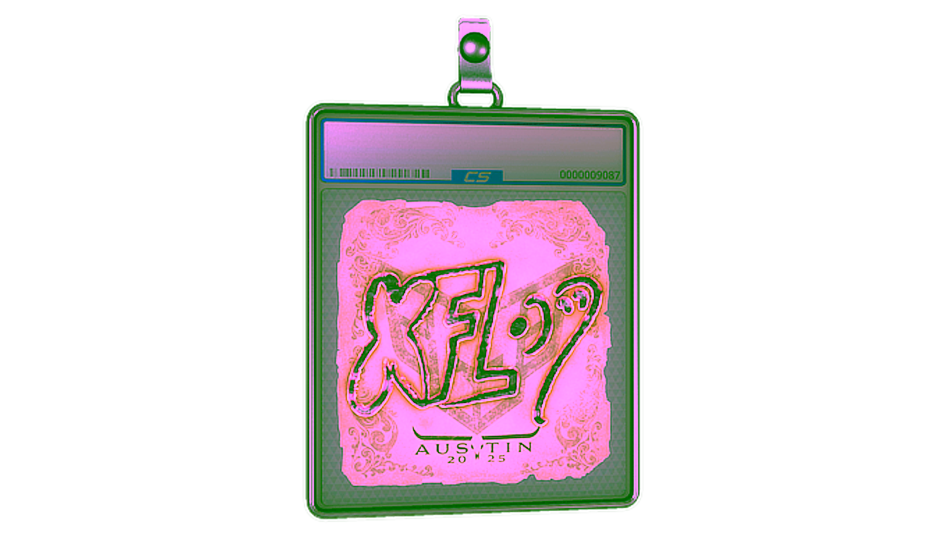 Display for Sticker Slab | xfl0ud | Austin 2025