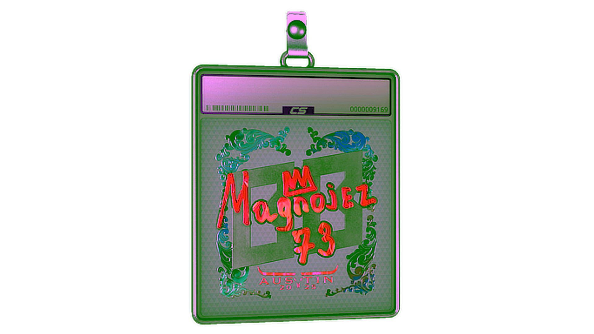 Display for Sticker Slab | Magnojez (Holo) | Austin 2025