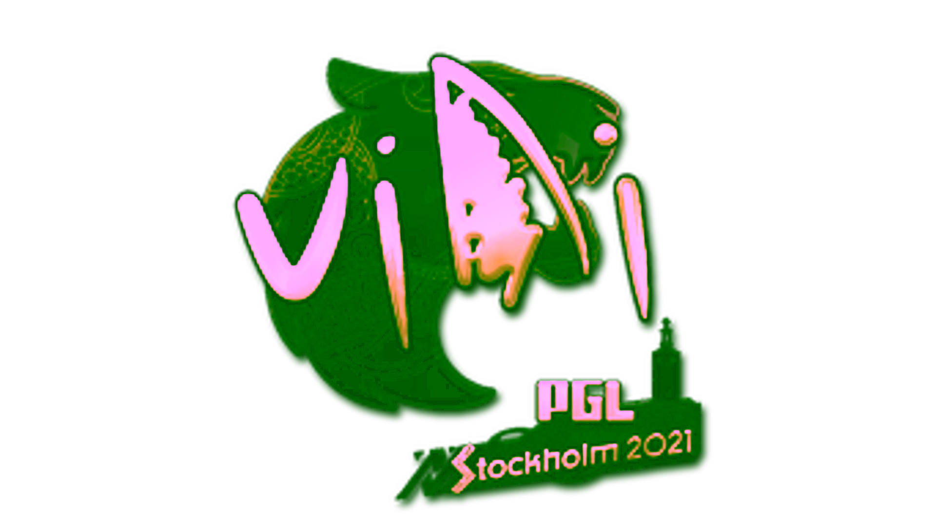 Exibição para Sticker | VINI (Gold) | Stockholm 2021