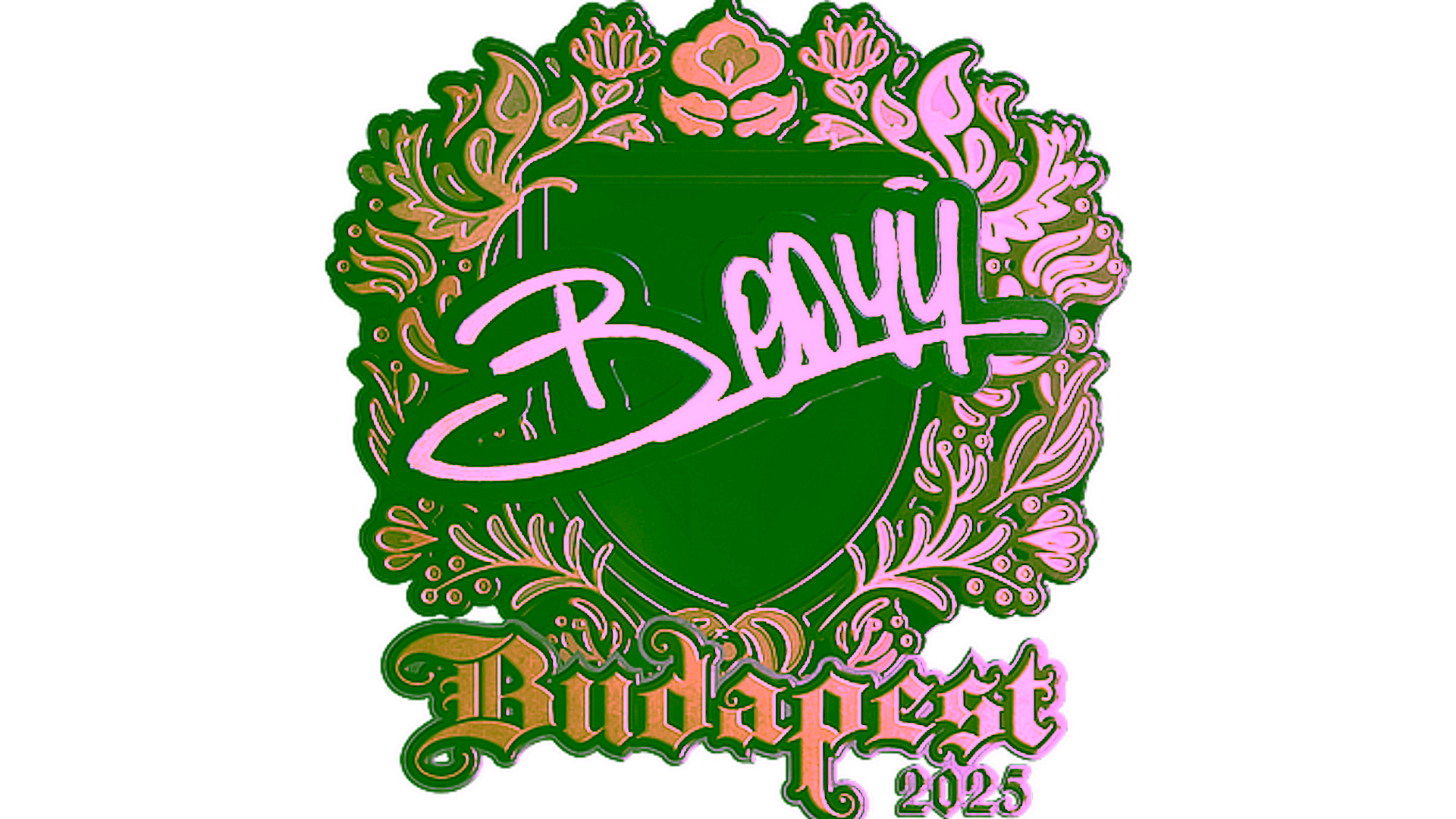Rodyti Sticker | bodyy (Gold) | Budapest 2025