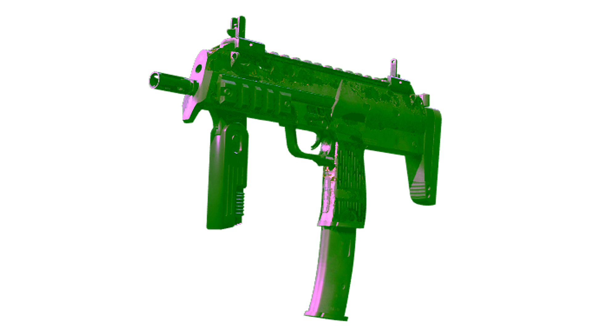 Display for Souvenir MP7 | Vault Heist (Battle-Scarred)