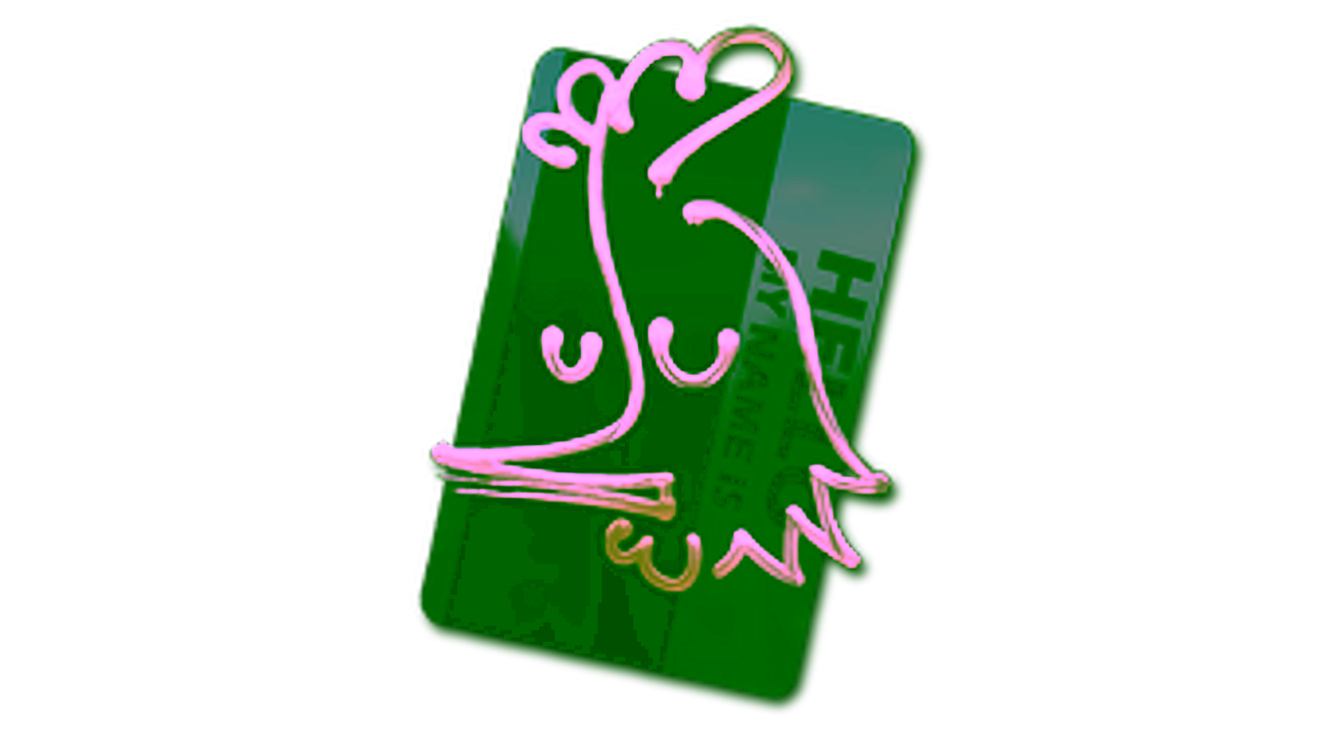 Display for Sticker | Hello AK-47 (Gold)