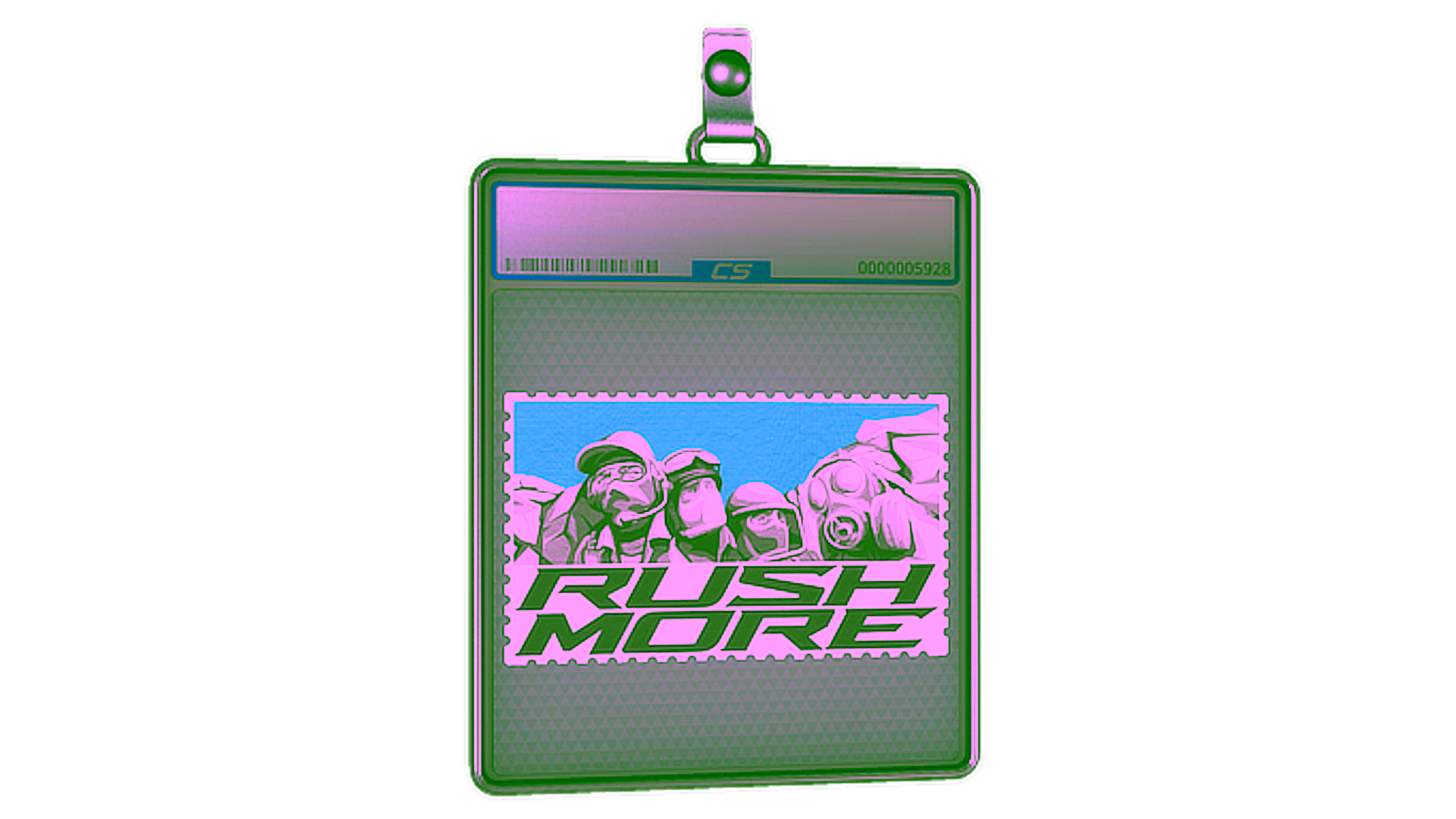 Anzeige für Sticker Slab | Rush More