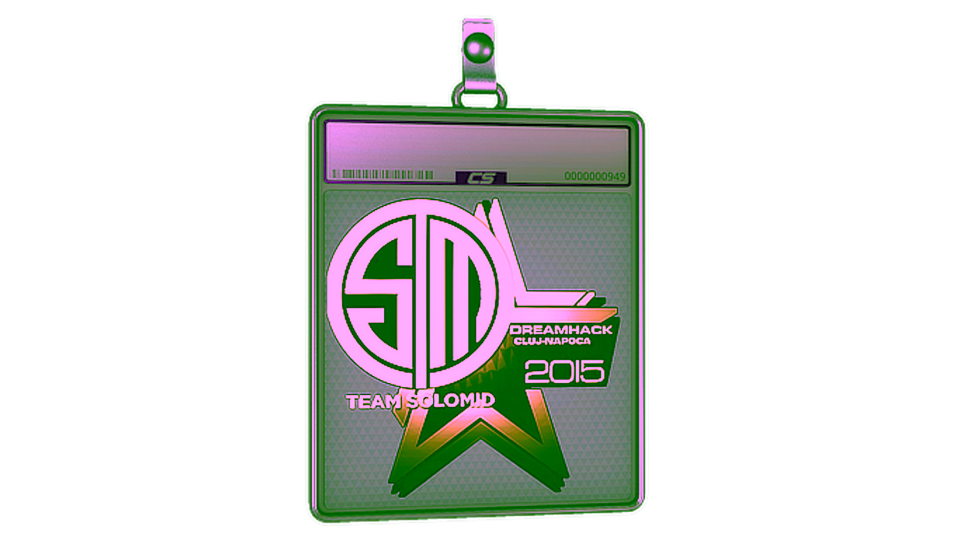 Display for Sticker Slab | Team SoloMid (Gold) | Cluj-Napoca 2015
