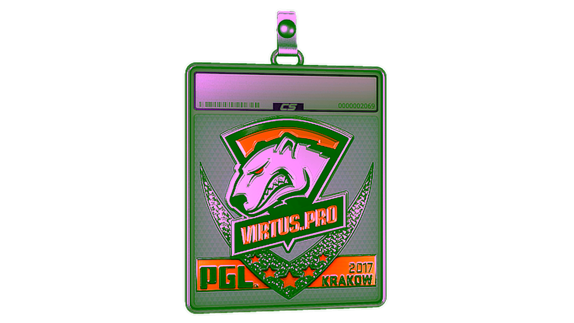 Display for Sticker Slab | Virtus.Pro (Foil) | Krakow 2017
