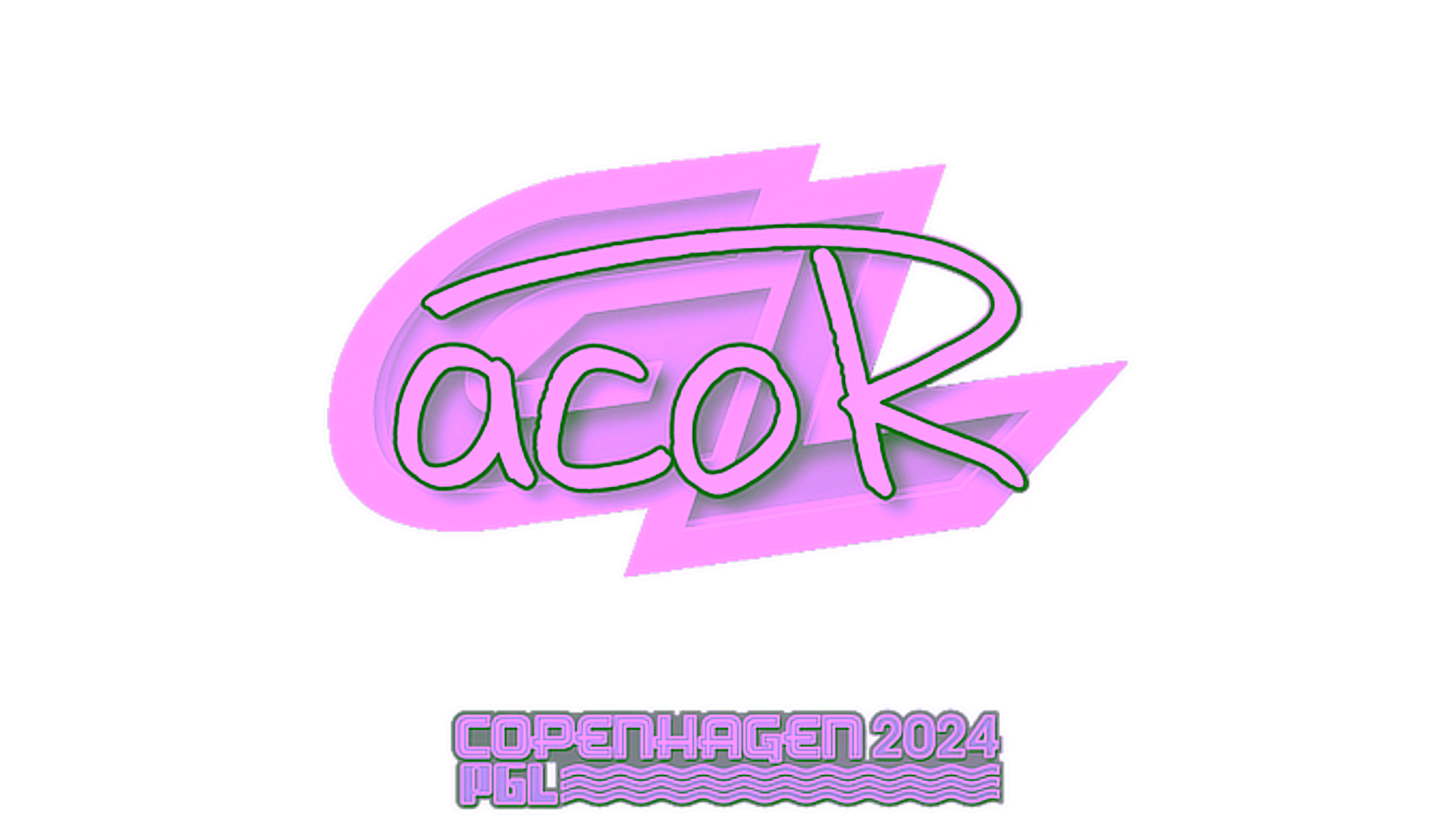 Display for Sticker | acoR | Copenhagen 2024