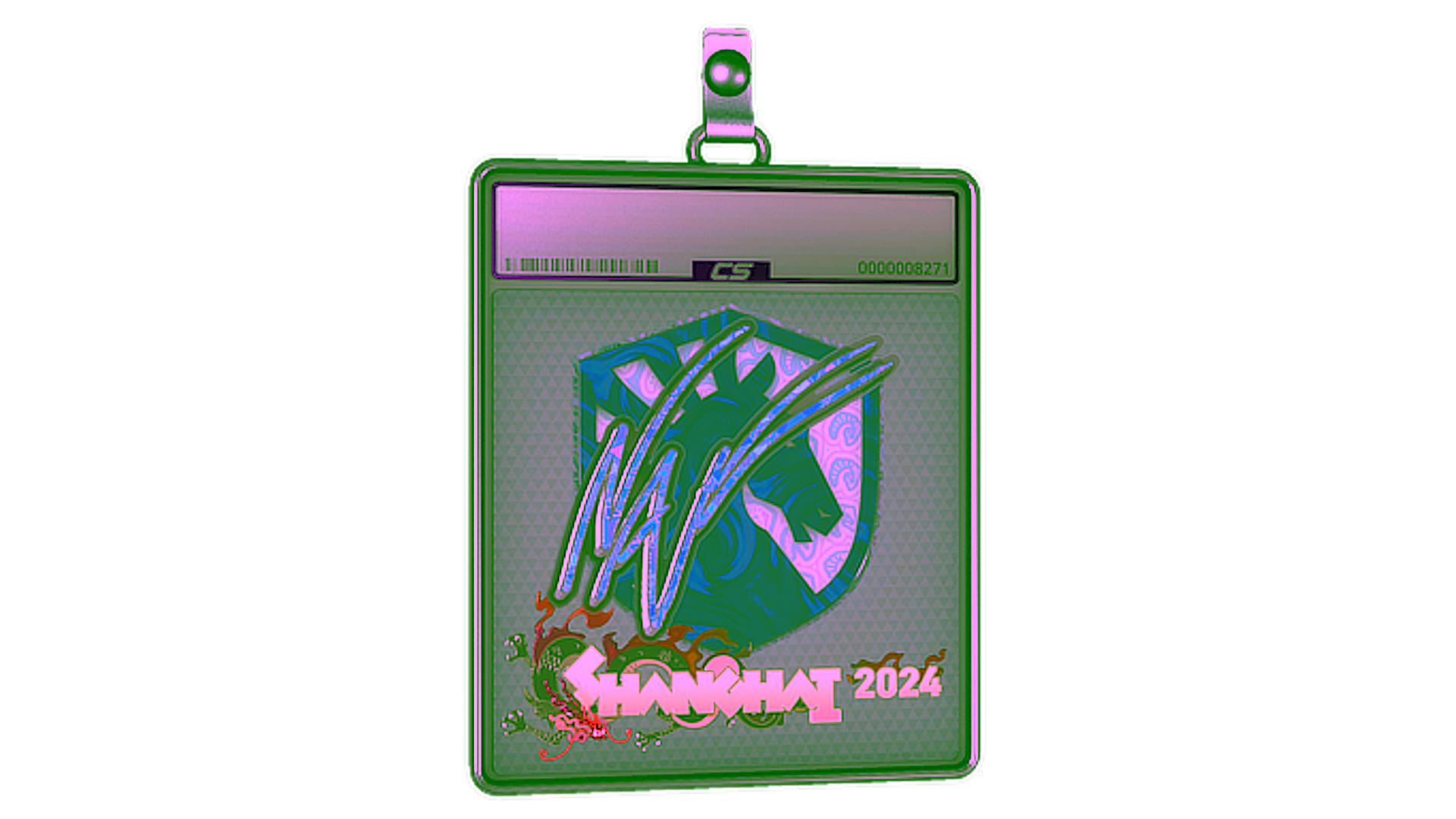 Visar för Sticker Slab | NAF (Holo) | Shanghai 2024