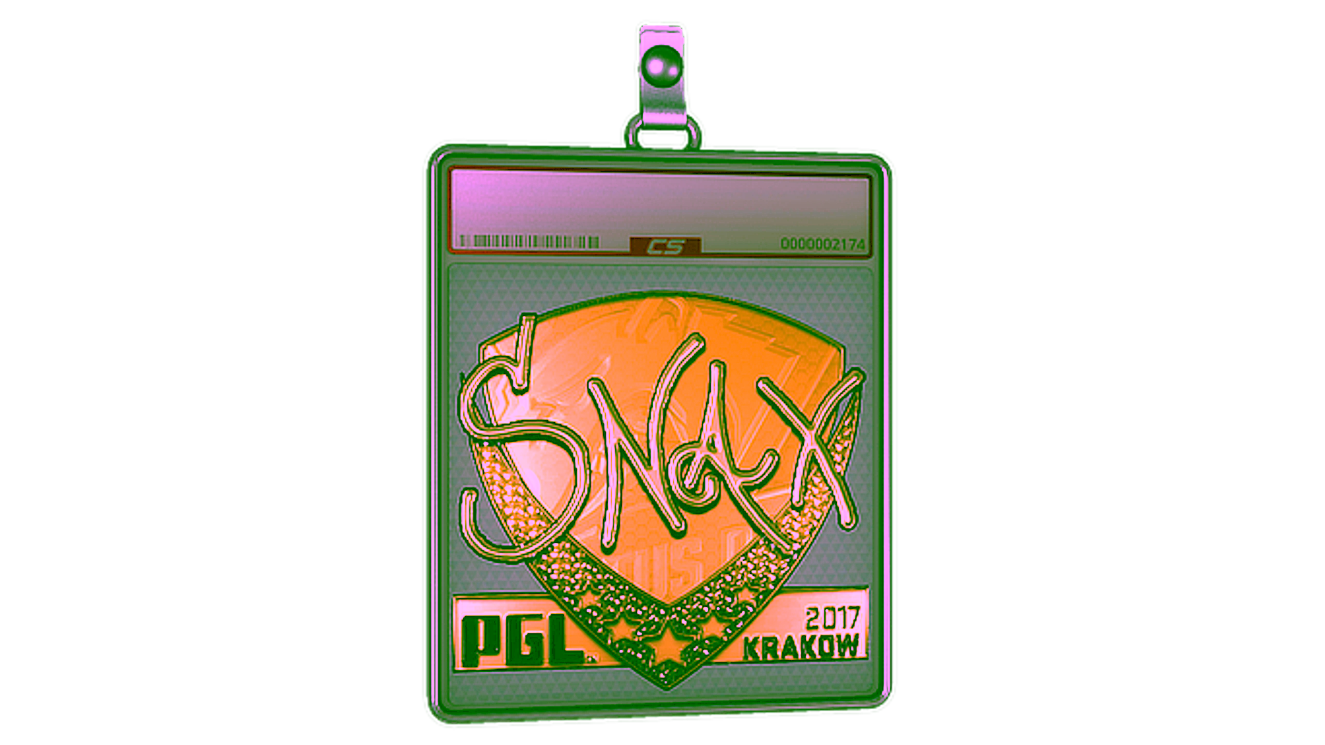 Display for Sticker Slab | Snax (Gold) | Krakow 2017