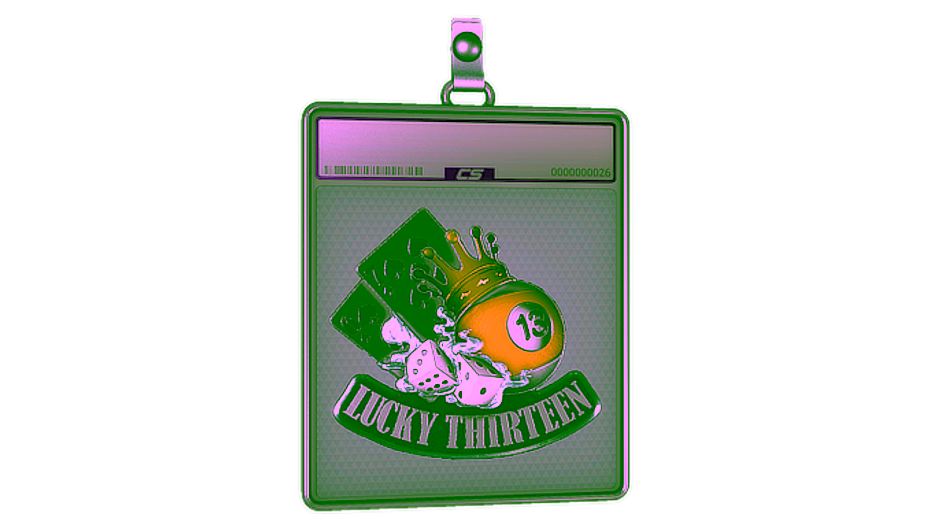 Display for Sticker Slab | Lucky 13 (Foil)