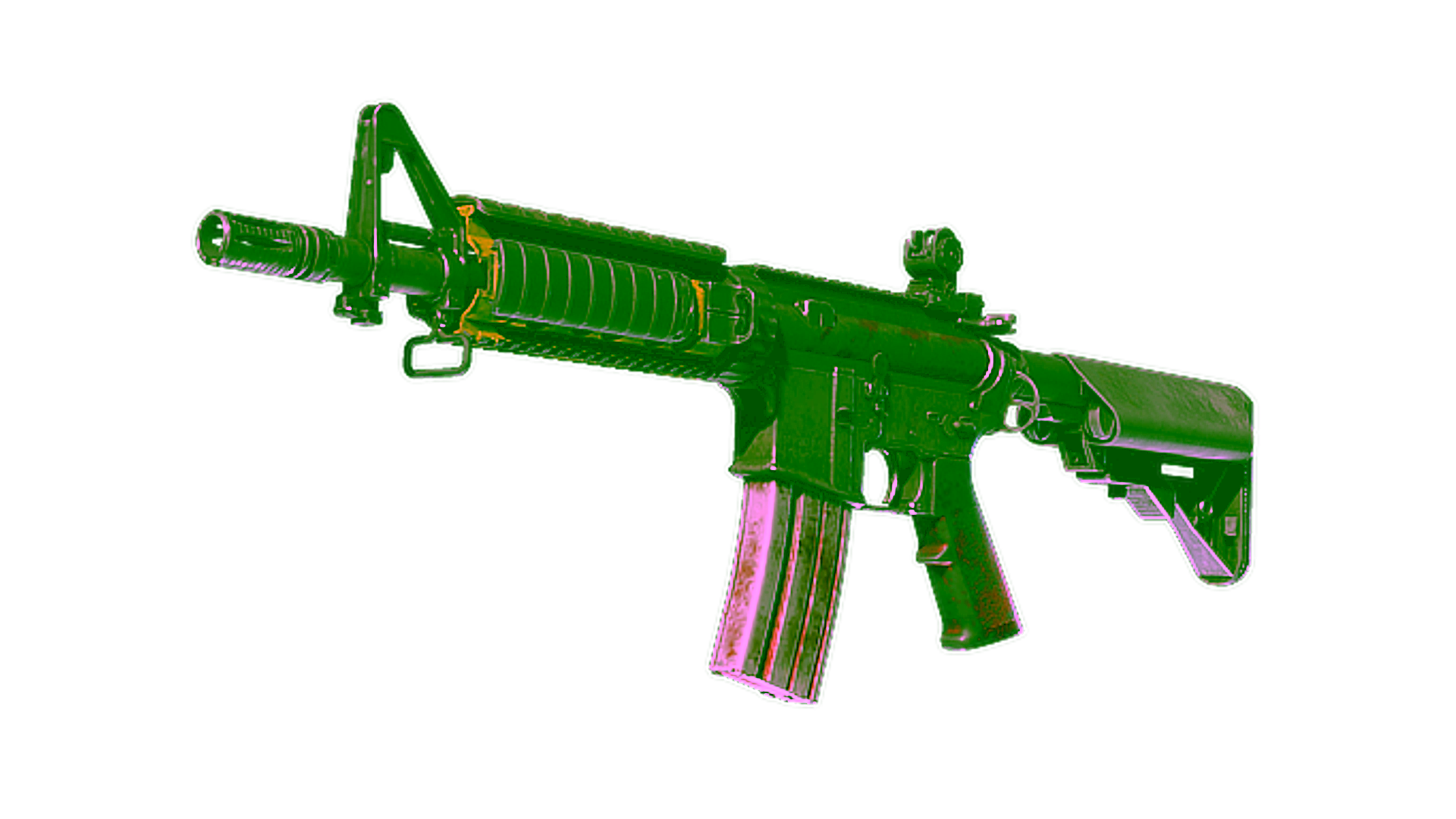 Display for M4A4 | Steel Work (Battle-Scarred)