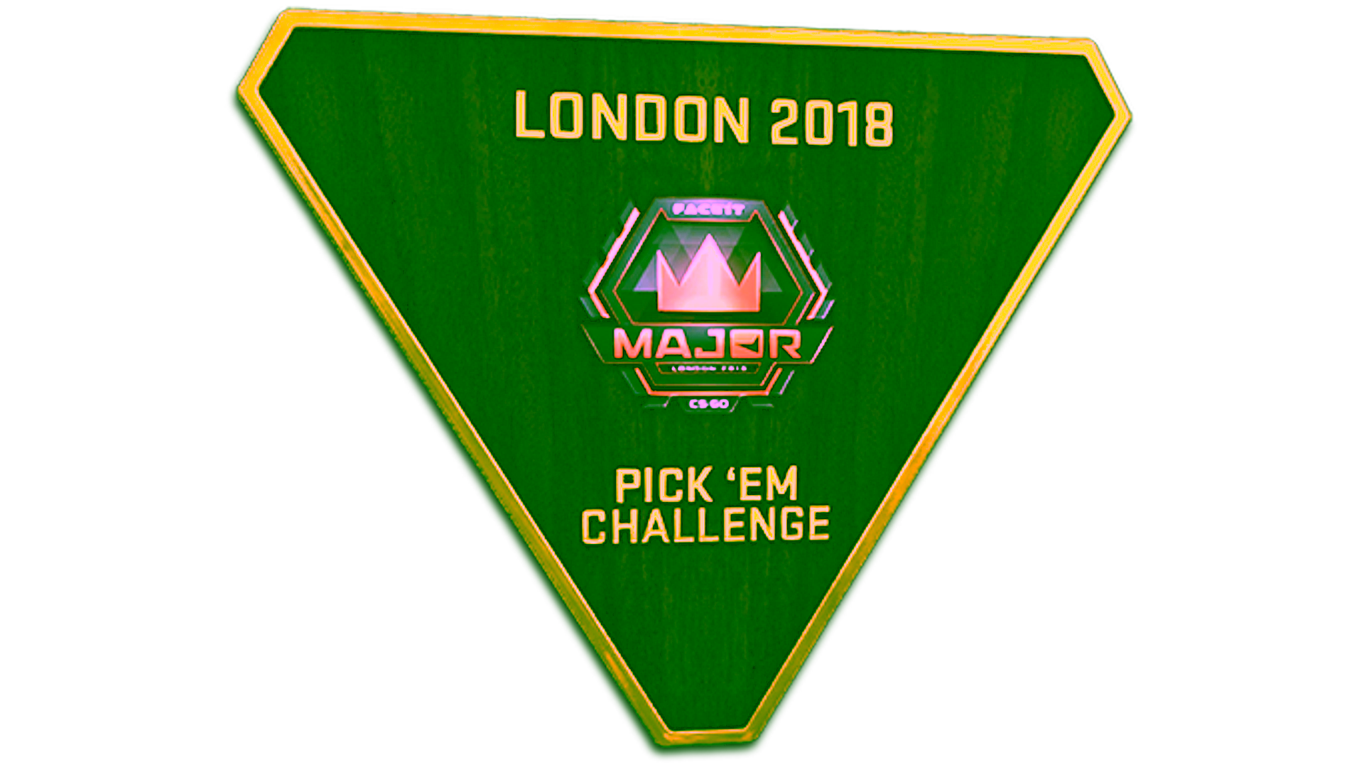 Wyświetl dla Gold London 2018 Pick'Em Trophy