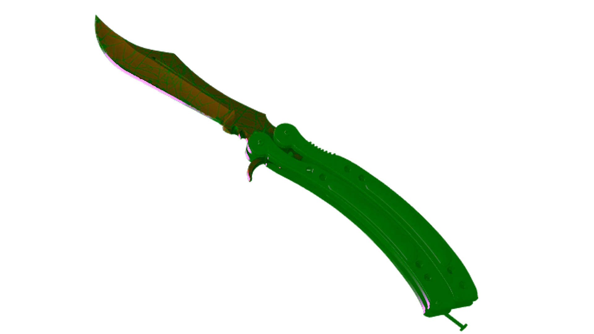 Visar för ★ Butterfly Knife | Crimson Web (Factory New)