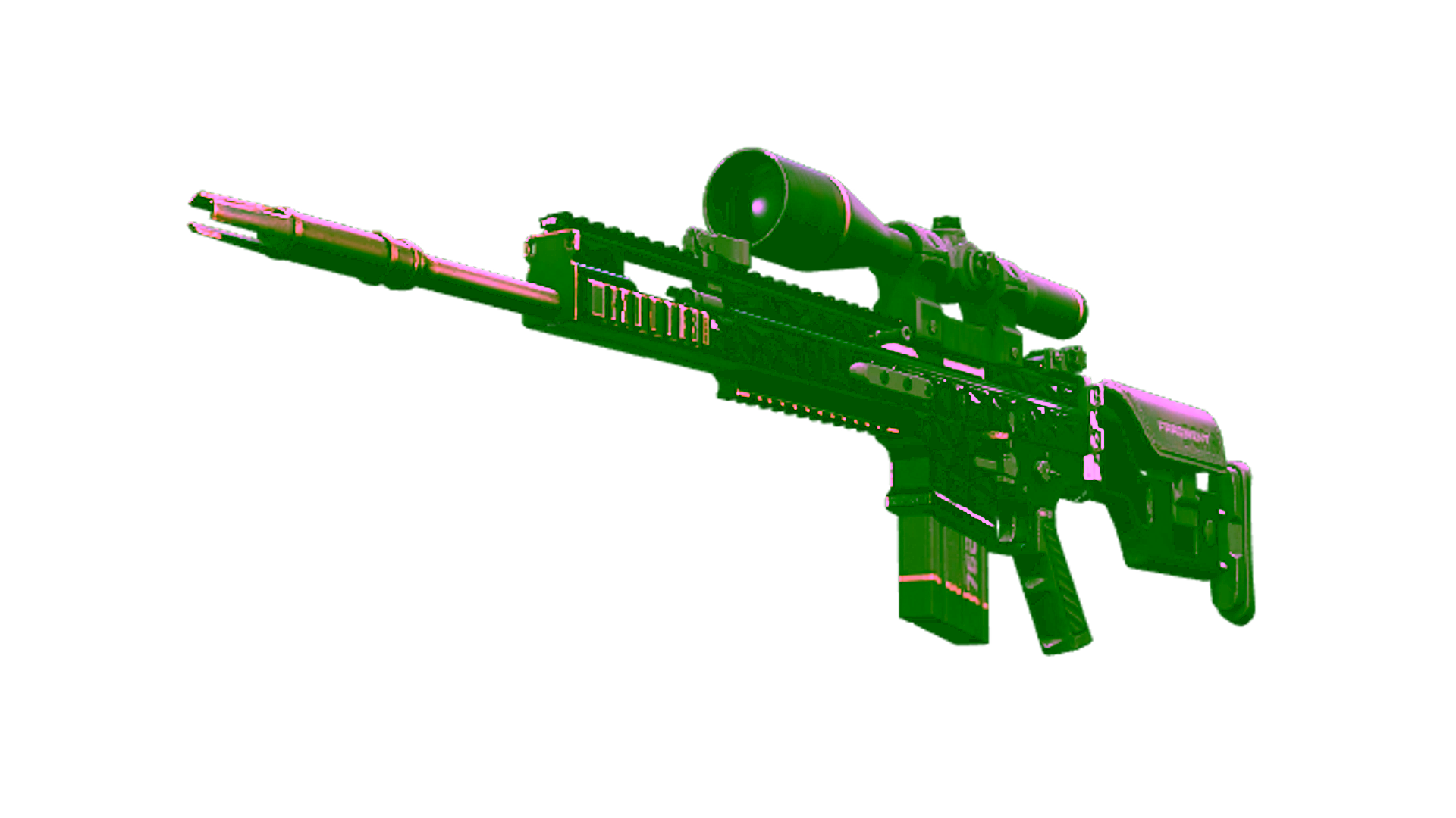 Display for StatTrak™ SCAR-20 | Fragments (Minimal Wear)