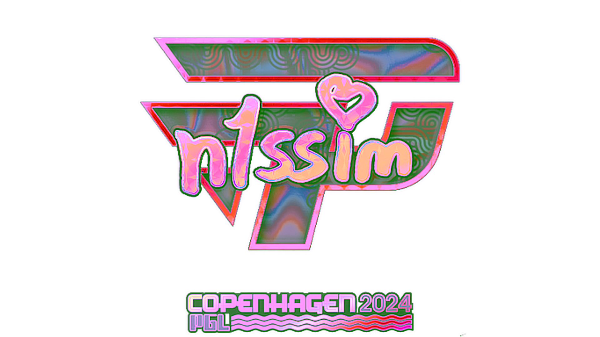Mostrar para Sticker | n1ssim (Holo) | Copenhagen 2024