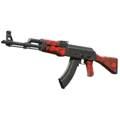 StatTrak™ AK-47 | Red Laminate (Minimal Wear)