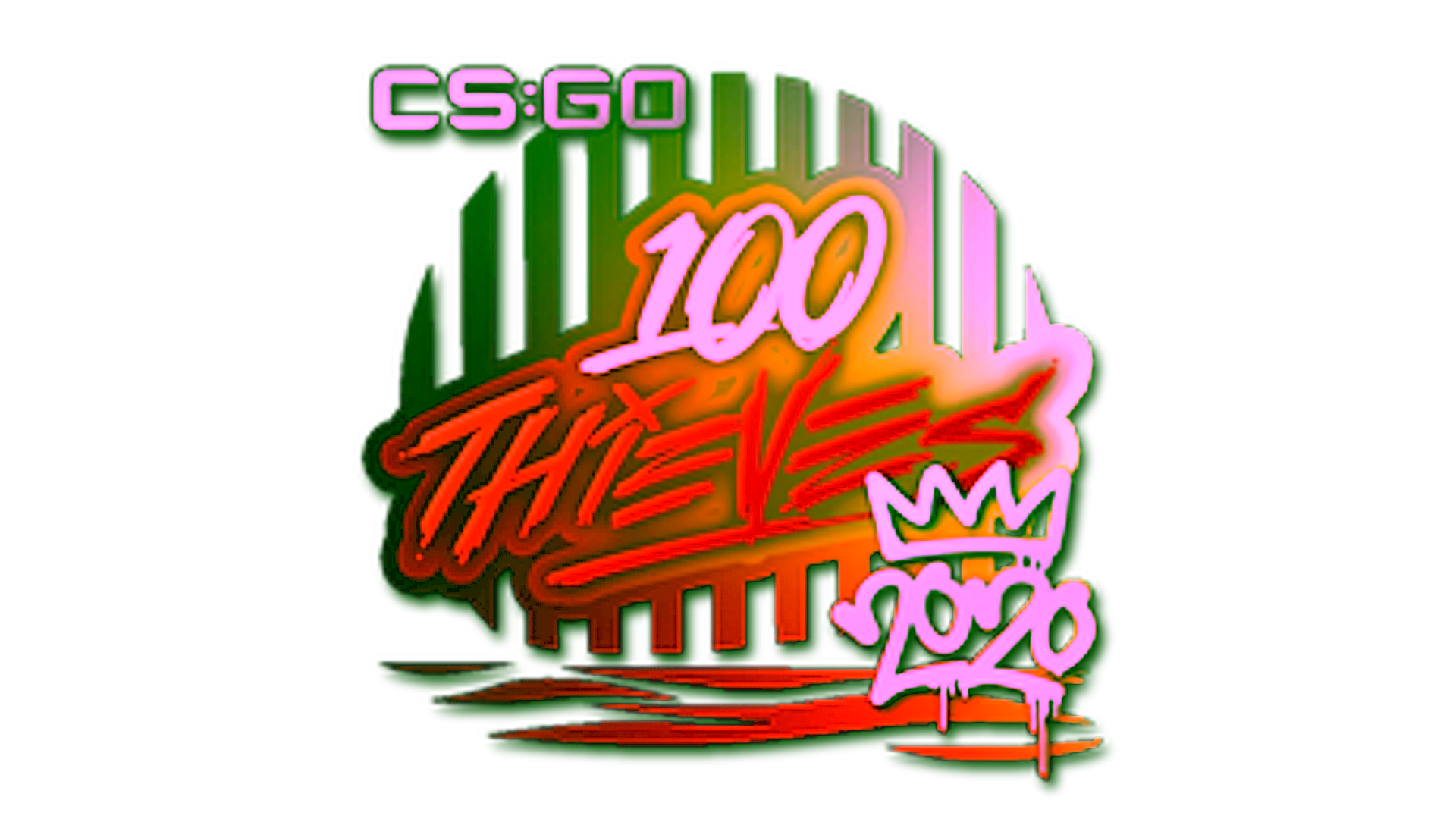 Display for Sticker | 100 Thieves | 2020 RMR