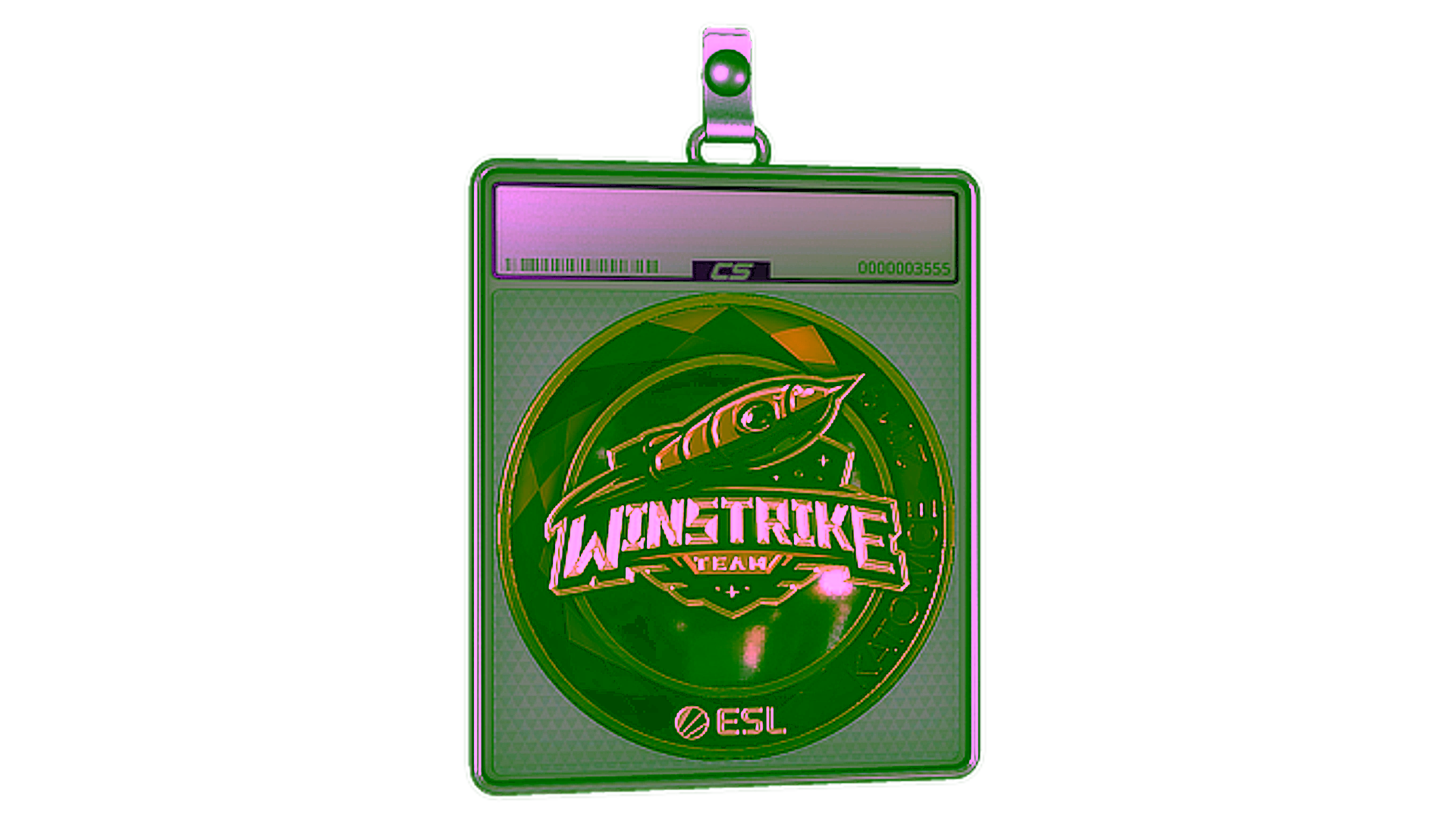 Дисплей для Sticker Slab | Winstrike Team (Gold) | Katowice 2019
