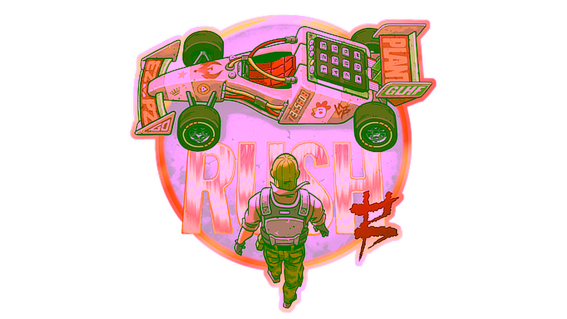 Display for Sticker | Neo-Rush (Holo)