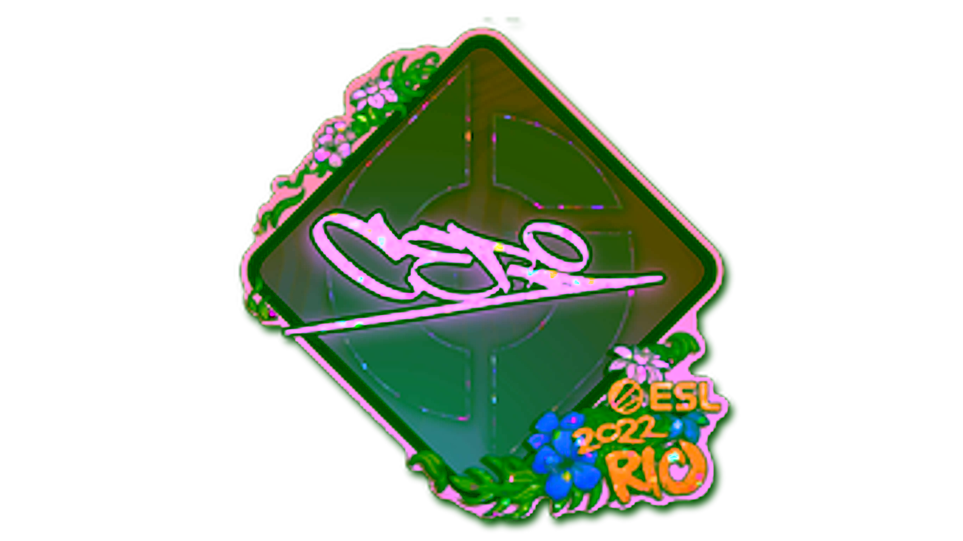 Sticker | CeRq (Glitter) | Rio 2022 için görüntü