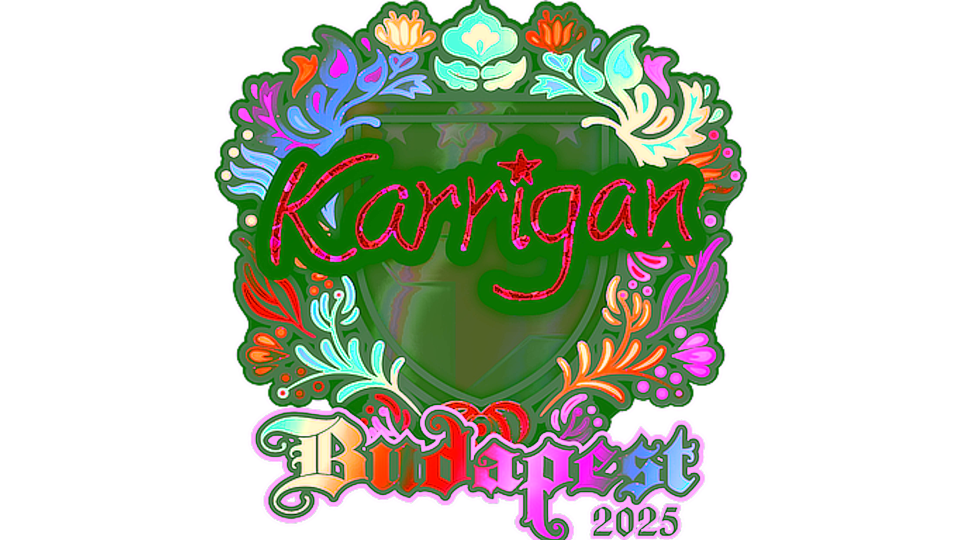 Rodyti Sticker | karrigan (Holo) | Budapest 2025